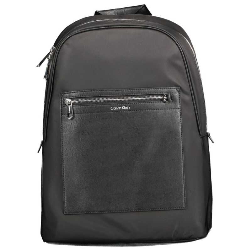 Calvin Klein Black Polyester Backpack, theFeinheit