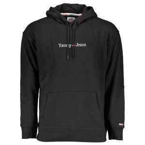 Tommy Hilfiger Black Cotton Men Sweater