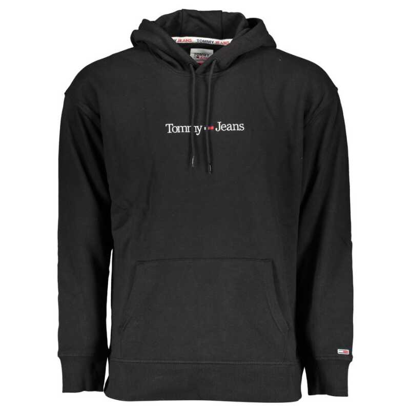 Tommy Hilfiger Black Cotton Men Sweater, theFeinheit
