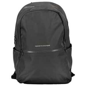 Tommy Hilfiger Black Polyester Backpack