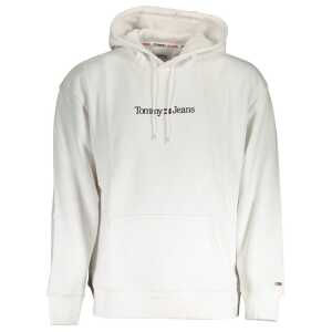 Tommy Hilfiger White Cotton Men Sweater