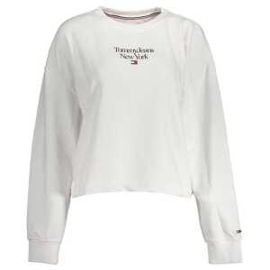 Tommy Hilfiger White Cotton Women Sweater