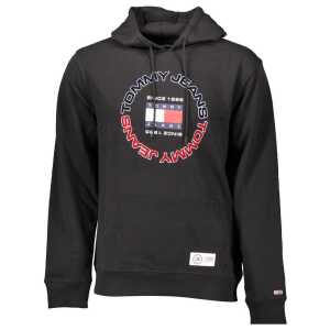 Tommy Hilfiger Black Cotton Men Sweater