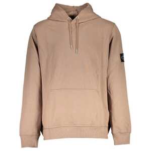 Calvin Klein Brown Cotton Men Sweater