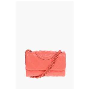 Tory Burch Quilted Leather FLEMING Crossbody Bag