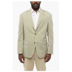 Corneliani Single Breasted Silk Blend Bòazer With Flap Pockets