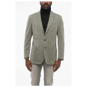 Corneliani Single Breasted Blazer Silk Blend Unlined Blazer