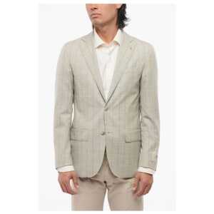 Corneliani CC COLLECTION Half-lined REFINED Pinstriped Blazer