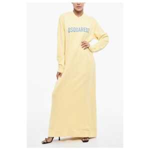 Dsquared² Sweat Maxi Dress with Contrast Logo