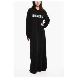 Dsquared² Sweat Maxi Dress with Contrast Logo