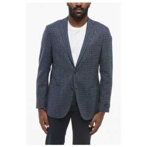 Corneliani FULLTIME Virgin Wool Blazer with Patch Pockets