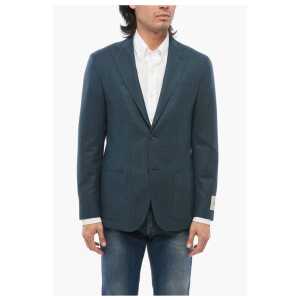 Corneliani Cool Wool Suit with Patch Pocket