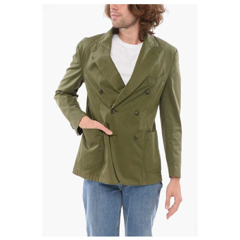 Corneliani CC Collection Double Brested Blazer with Peak Lapel, theFeinheit