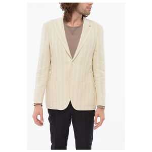 Corneliani CC Collection Striped Motif REFINED Blazer