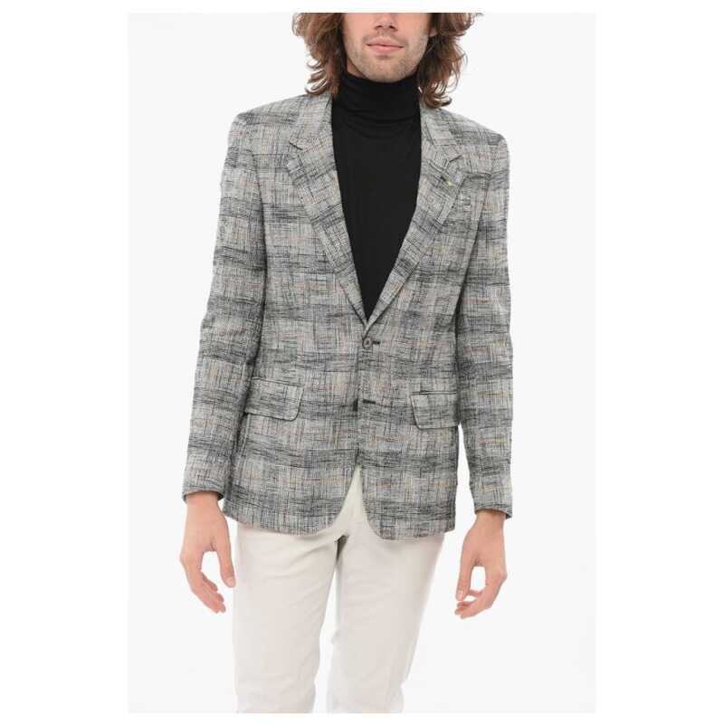 Corneliani CC COLLECTION Checkered RESET Blazer, theFeinheit