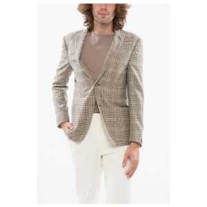 Corneliani Tartan Cashmere Blend GATE Blend With Patch Pockets