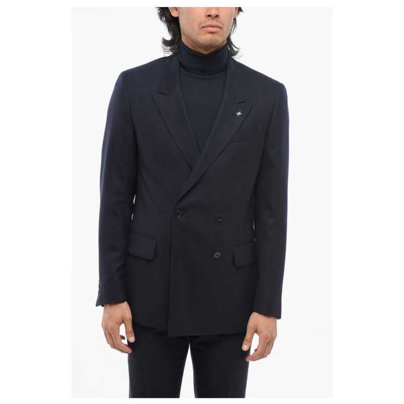 Corneliani CC COLLECTION Peak Lapel RESET Blazer, theFeinheit