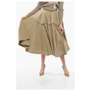 Bottega Veneta Compact Cotton Flared Dress
