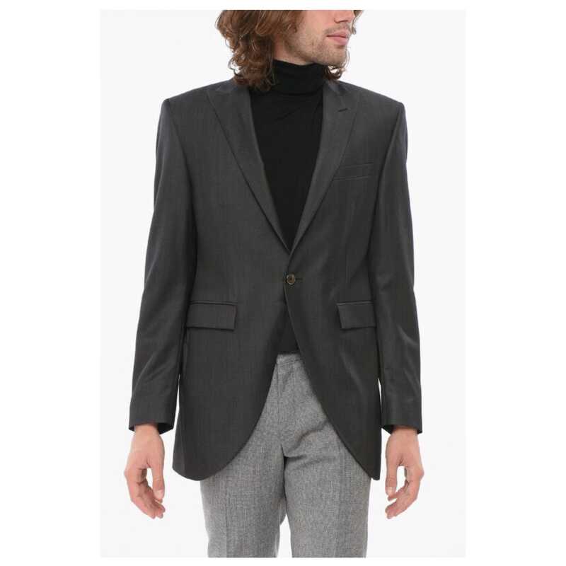 Corneliani CODE Virgin Wool Blazer with Peak Lapel, theFeinheit