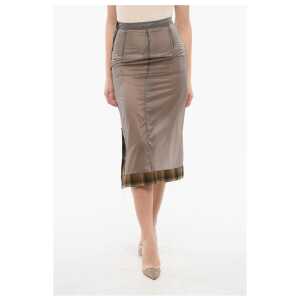 Maison Margiela MM1 Pencil Skirt with Back Half Zip