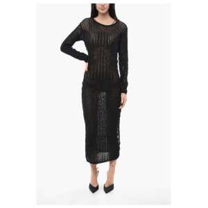 PINKO Perforated NEMESIANO Maxi Dress