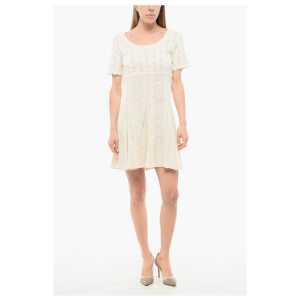 Viktor & Rolf TULLE Flared SPINNING Dress with Openwork Detail