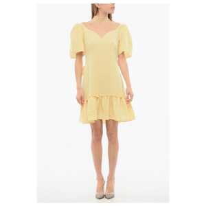 Viktor & Rolf Volant KISS ME DARLING Dress with Puffed Sleeves
