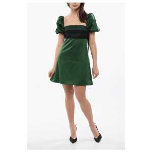 Viktor & Rolf Mini Dress With Lego Of Mutton Sleeves And Bow Detail