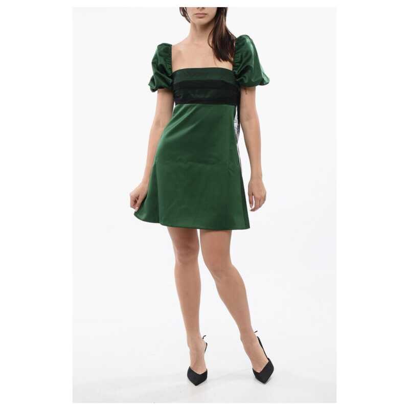 Viktor &amp; Rolf Mini Dress With Lego Of Mutton Sleeves And Bow Detail, theFeinheit