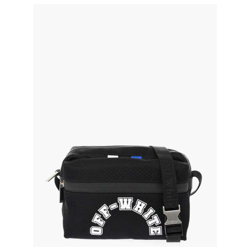 Off-White Perforated Nylon Camera Bag with Printed Logo, theFeinheit