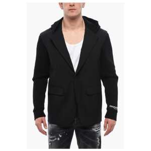 Dsquared² Wool Hooded Blazer