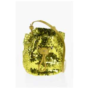 Dsquared² Sequined Bucket Bag with Drawstring