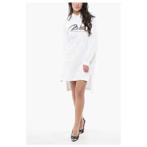 Diesel Asymmetrical Cut D-ILSE ITALICO Sweat Dress with Side Split