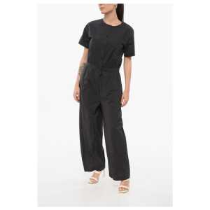 Woolrich Short Sleeved Poplin Cotton Jumsuit
