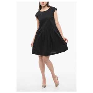 Woolrich Popeline Flared Midi Dress