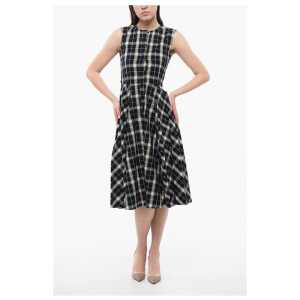 Woolrich Checkered Sleeveless Long Dress