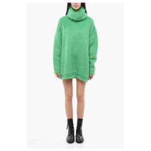 Gucci Turtleneck Mohair Blend Pull-Dress