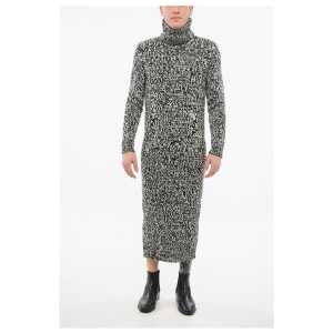 Saint Laurent Turtleneck Knitted Dress