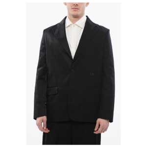 Maison Margiela MM6 Single-Breasted Blazer With Asymmetric Pockets