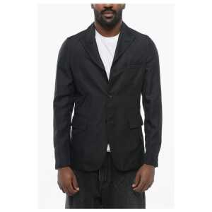 Comme Des Garçons BLACK Slim Fit Blazer with Flap Pockets