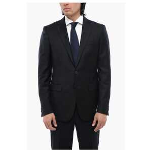 Corneliani TREND Virgin Wool Lined 2-Button Blazer