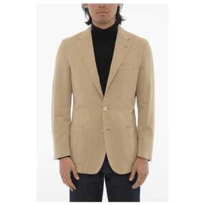 Corneliani ID Herringbone Silk and Cashmere Blazer
