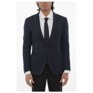 Corneliani Shawl Lapel CERIMONIA ACADEMY Jacquard Blazer
