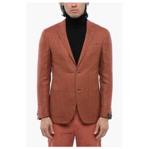 Corneliani ROAD TO EXCELLENCE Jacquard Silk Blend RESORT Blazer