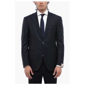 Corneliani Peak Lapel CERIMONIA ACADEMY Jacquard Blazer
