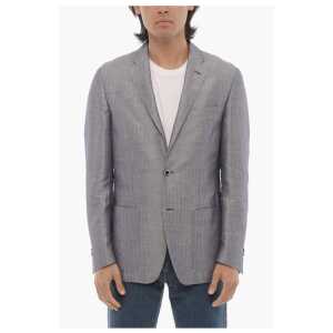 Corneliani ID Side Vents Unlined 2-Button Blazer