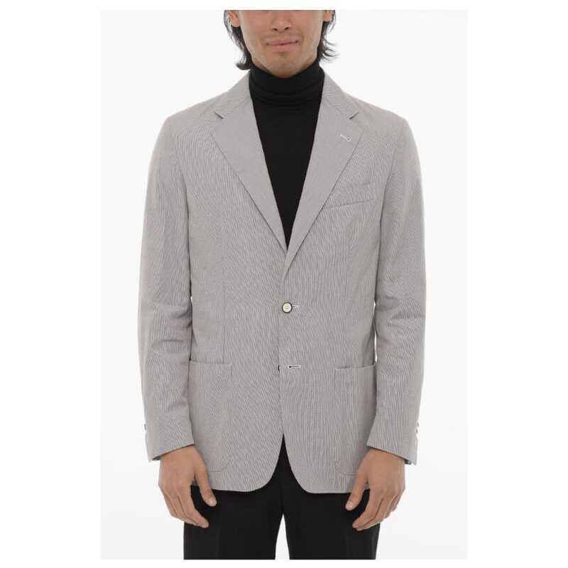 Corneliani ID Side Vents Notch Lapel IDENTITY 2-Button Blazer, theFeinheit