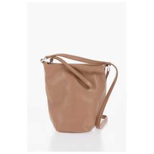 Jil Sander Leather TAKE AWAY Mini Crossbody Bag with Zipped Closure