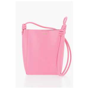 Jil Sander Leather Crossbody Bag with Knot Detail