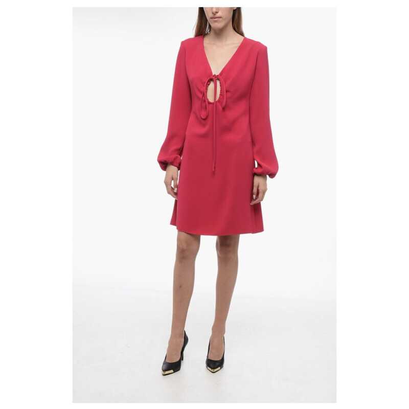 Parosh Tent Dress with Lace-Up Detail, theFeinheit